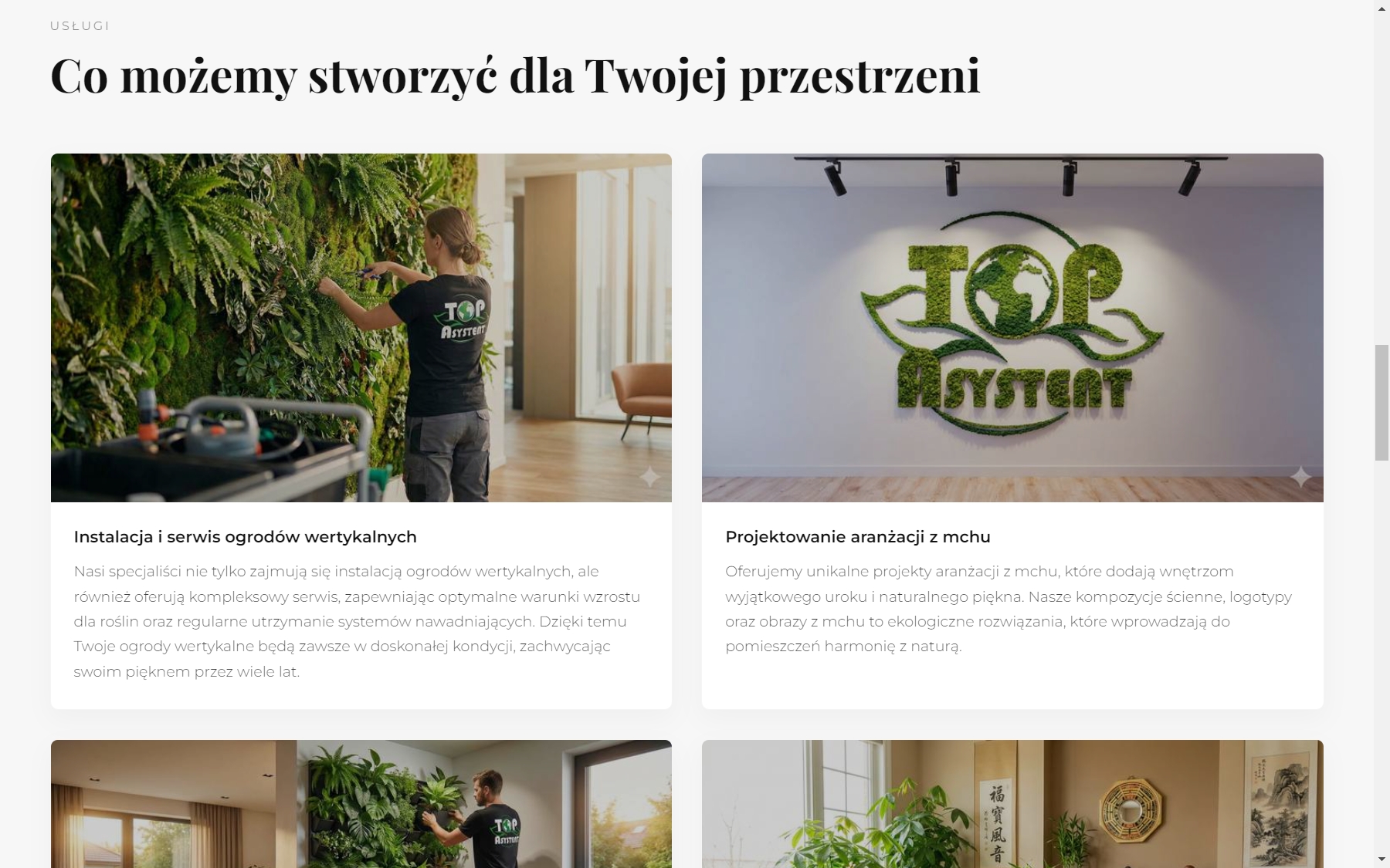 Ogrody wertykalne na laptopie - widok 4